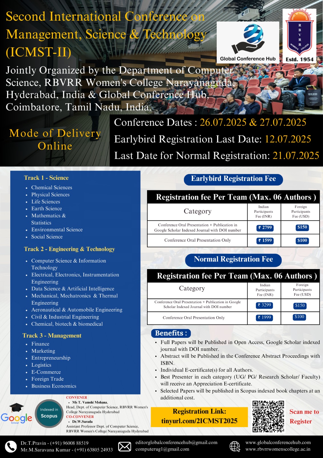 Second International Conference on Management, Science & Technology ICMST-II 2025